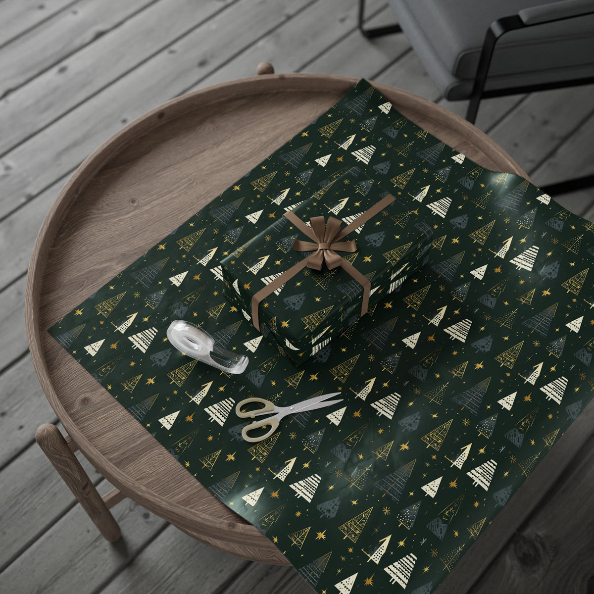 Festive Wrapping Paper - Holiday Gift Wrap, Christmas, Birthdays, Eco-Friendly, Special Occasions