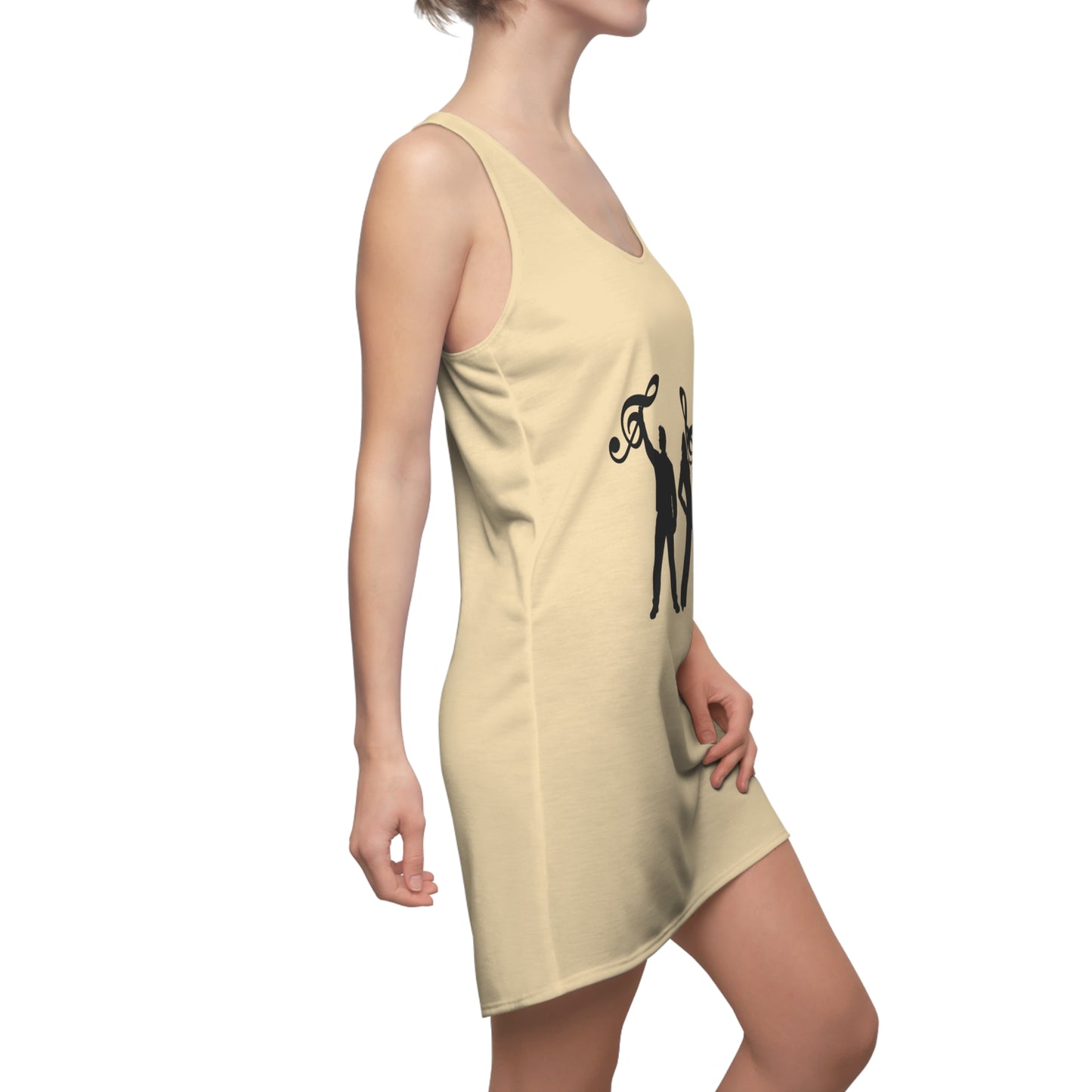 Women's Cut & Sew Racerback Dress (AOP)
