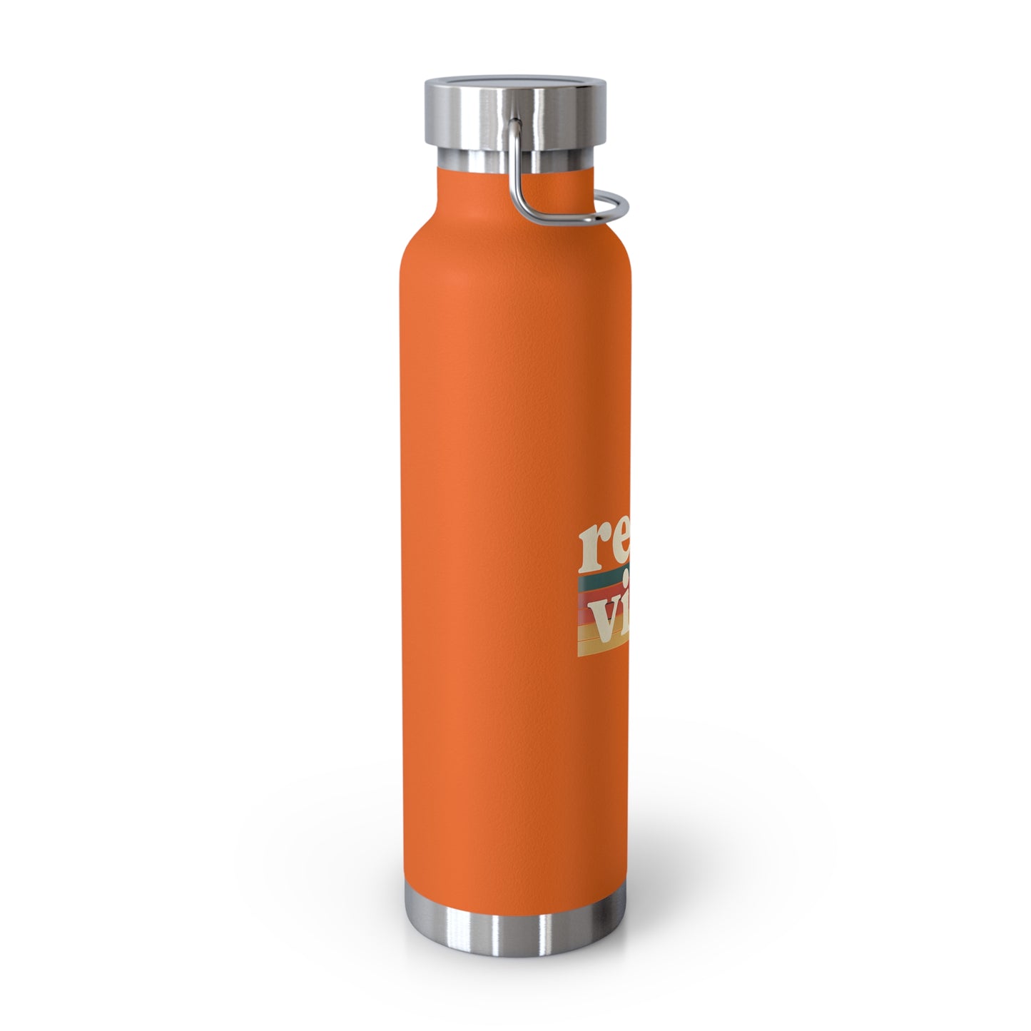 Retro Vibes Insulated Water Bottle, 22oz - Trendy Travel Flask, Stylish Hydration Gift for Fitness Lovers, Eco-Friendly Beverage Container