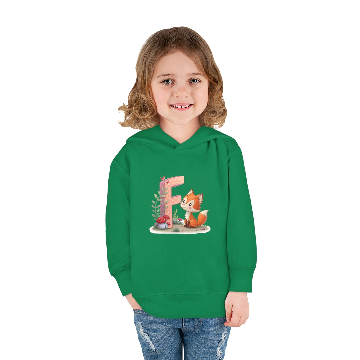 Cute Toddler Fox Hoodie, Fleece Pullover for Kids, Perfect Gift for Birthdays, Baby Showers, or Everyday Wear