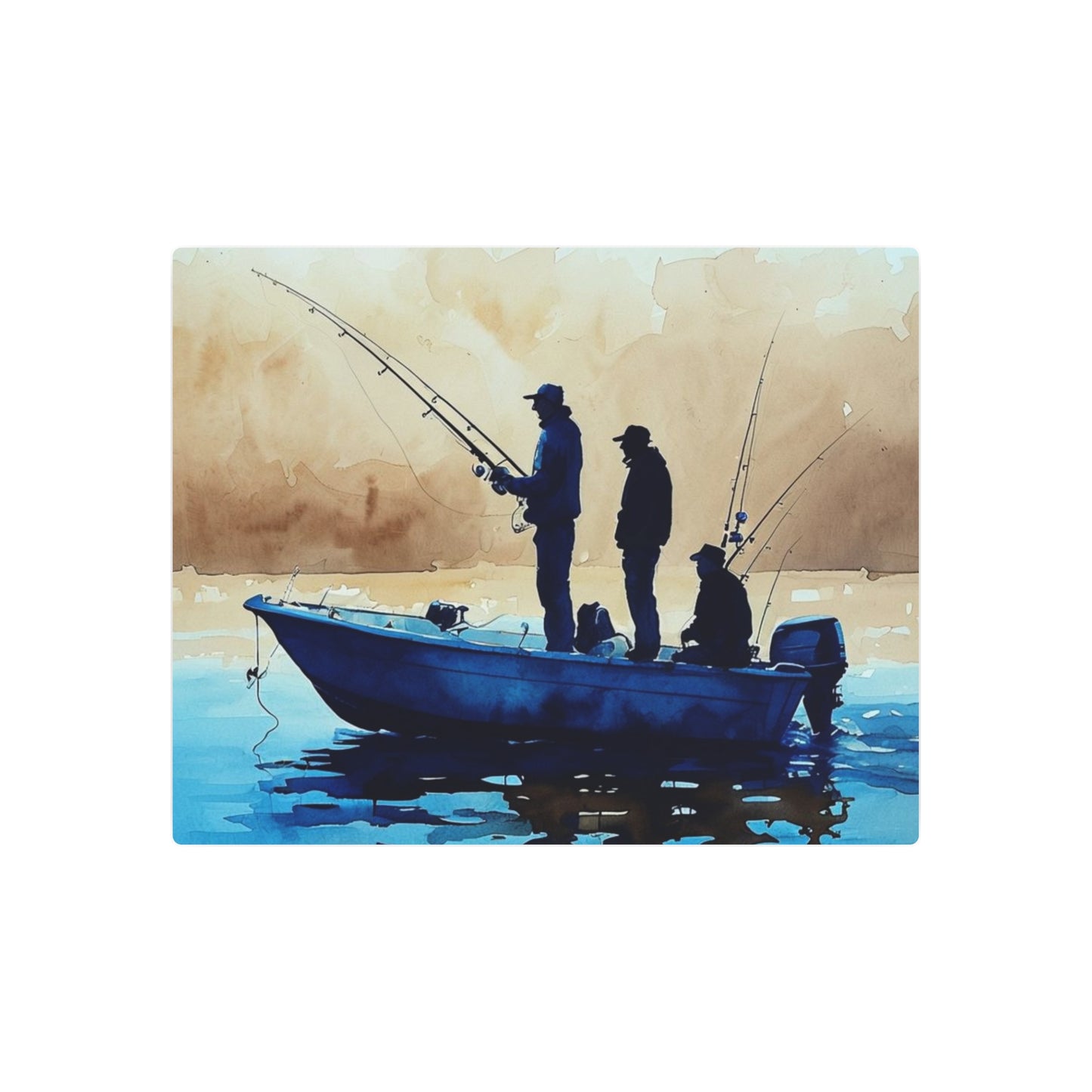 Fishing Metal Art Sign - Perfect Gift for Fishermen, Man Cave Decor, Nautical Wall Art, Outdoor Enthusiast Gift, Fishing Lover Decor