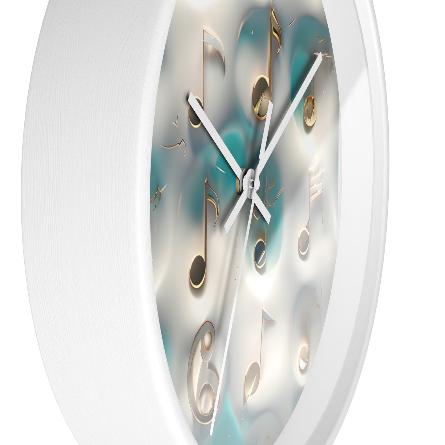Musical Notes Wall Clock - Home Decor for Music Lovers, Gift for Musicians