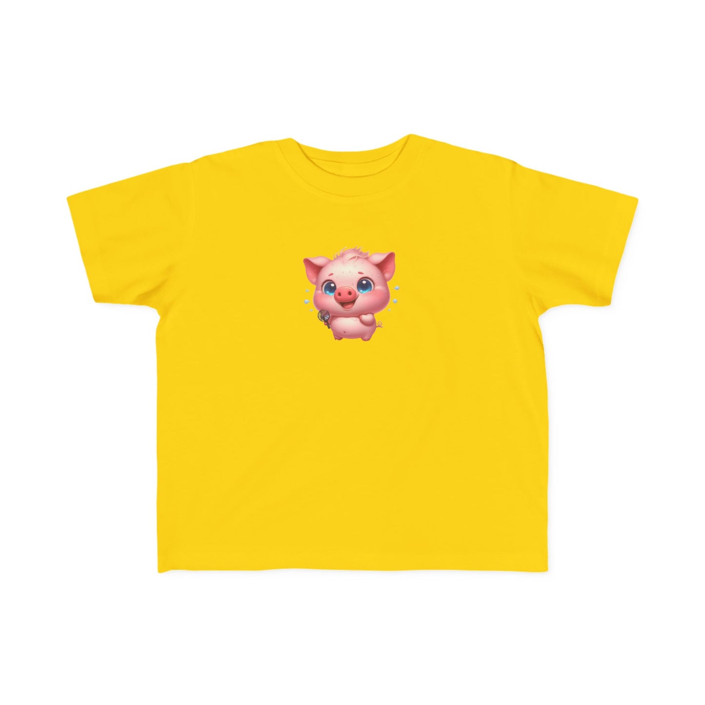 Cute Pig Toddler Tee, Adorable Animal Shirt for Kids, Perfect Baby Gift, Birthday Outfit, Playful Graphic Tee, Toddler Clothing