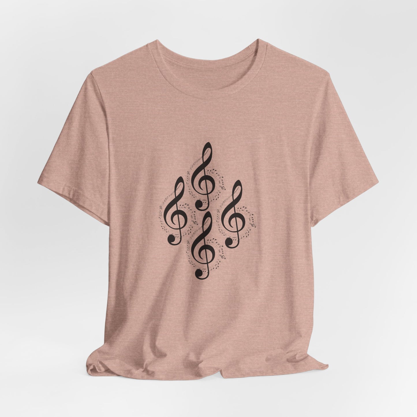 Musical Notes Tee - Perfect for Music Lovers, Casual Wear, Concerts, Festivals, Unique Gift Idea