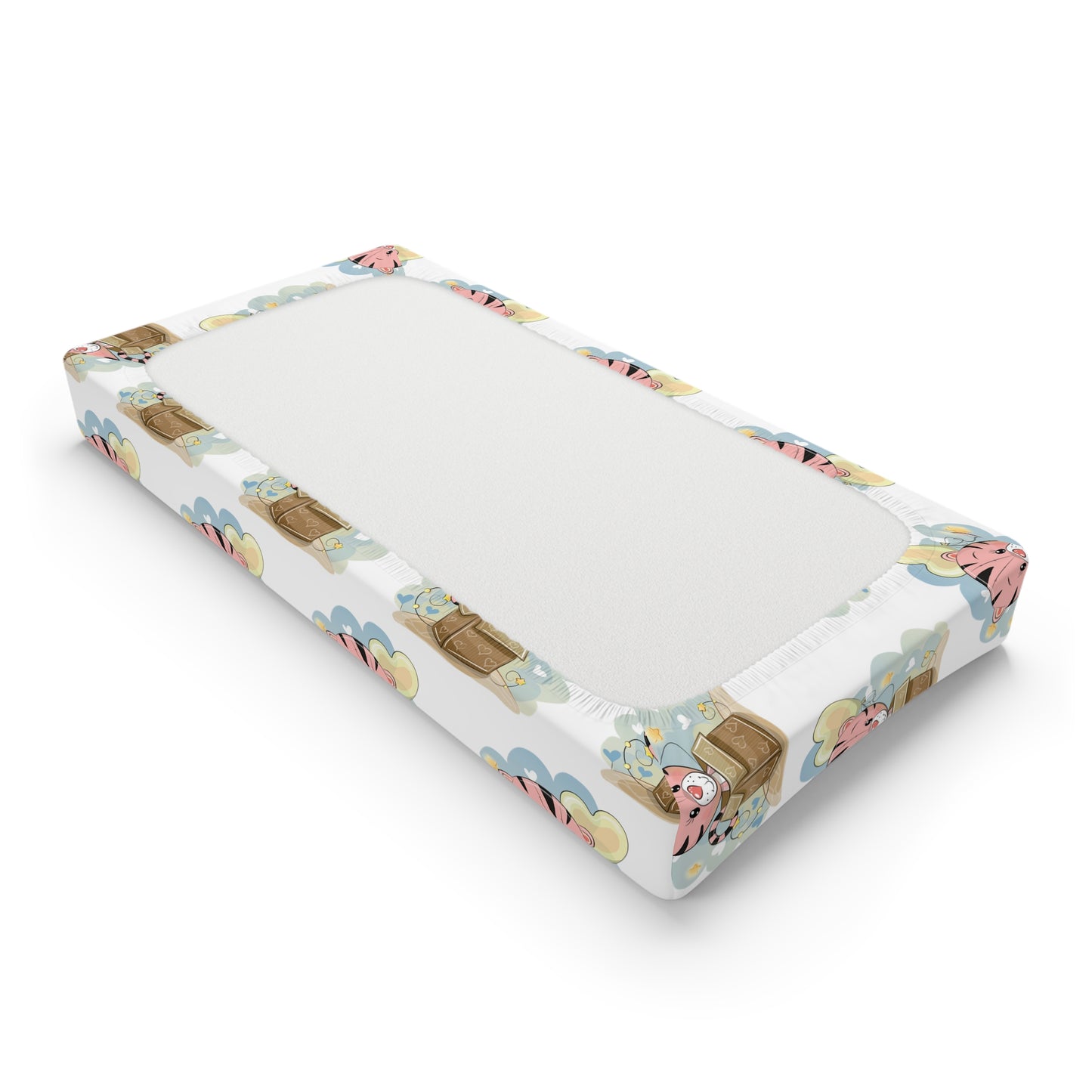 Cute Baby Changing Pad Cover, Nursery Decor, Baby Shower Gift