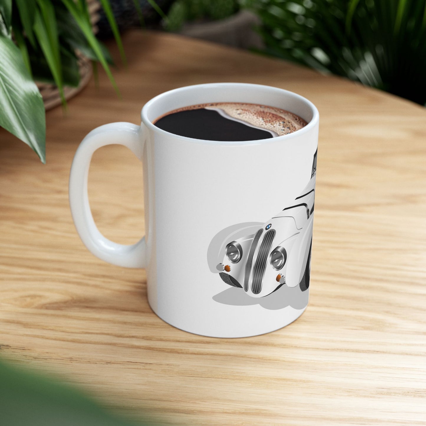 Vintage Car Ceramic Mug | Classic Car Lover Gift | Coffee Mug | Retro Auto Drinkware | 11oz 15oz