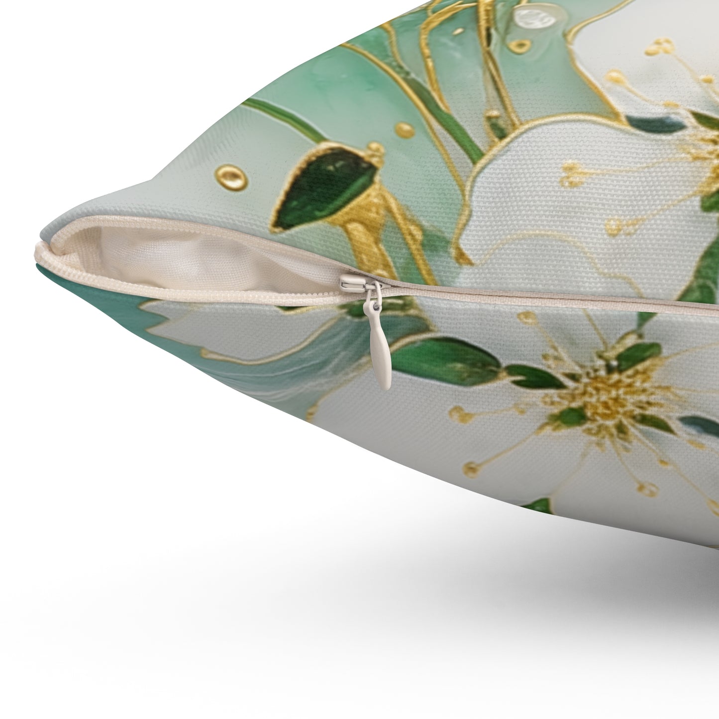Elegant Floral Throw Pillow, Home Decor, Floral Cushion, Gift for Her, Living Room Accent