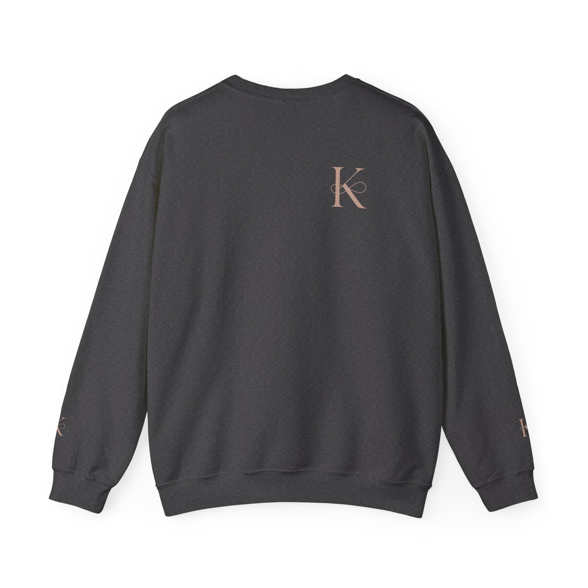 Minimalist Unisex Crewneck Sweatshirt with Initial Charm, Comfortable Lounge Wear, Gift for Him or Her, Casual Style, Everyday Essential