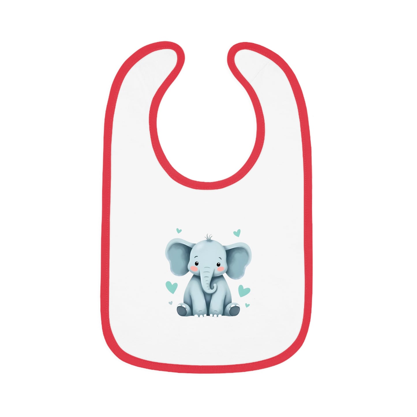 Cute Elephant Baby Bib - Adorable Infant Feeding Accessory, Perfect Baby Shower Gift, Toddler Bib, Newborn Essential, Eco-Friendly Babywear