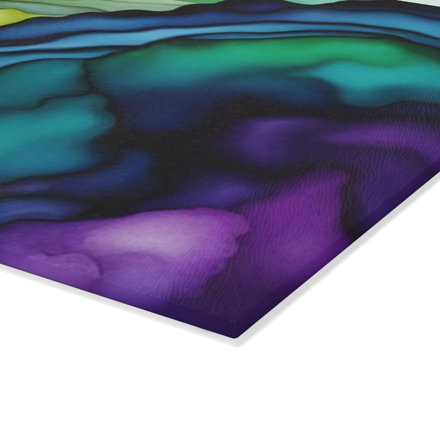 Abstract Marble Glass Cutting Board | Kitchen Decor, Unique Gift, Housewarming, Cooking, Culinary Art