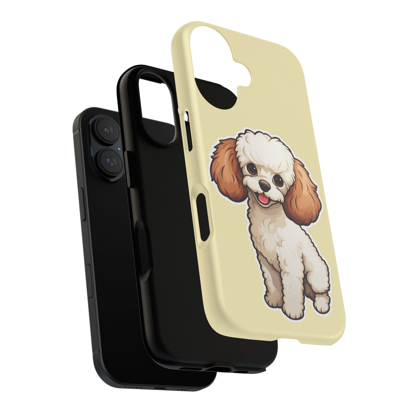 Cute Dog Phone Case, Pet Lover Gift, Custom Phone Cover, Cartoon Dog Case, Durable Phone Accessory