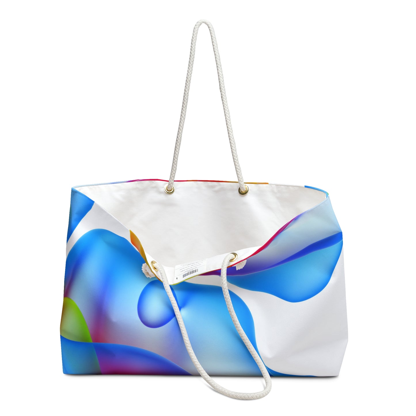 Vibrant Watercolor Weekender Bag, Travel Tote, Beach Bag, Overnight Bag, Stylish Carryall