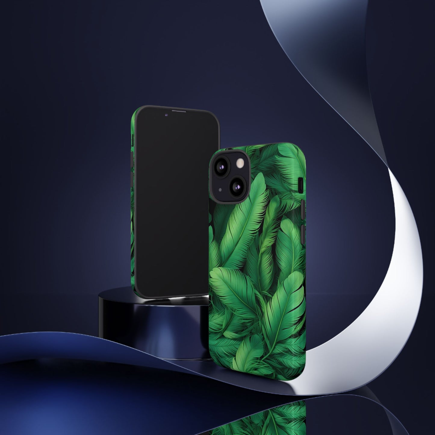 Tough Cases - Tropical Leaf Phone Case, Nature-inspired, Phone Accessory, Gift for Her, Jungle Theme, Eco-Friendly