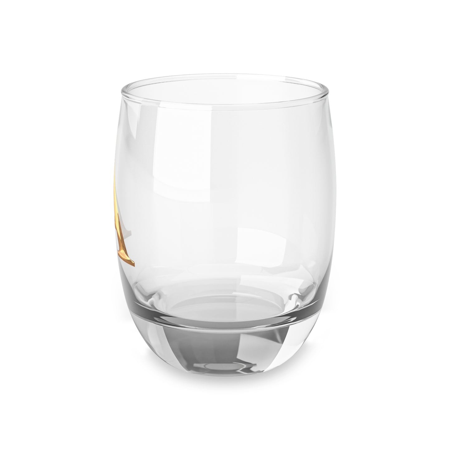 Personalized Whiskey Glass with Initial, Engraved Glass Letter A