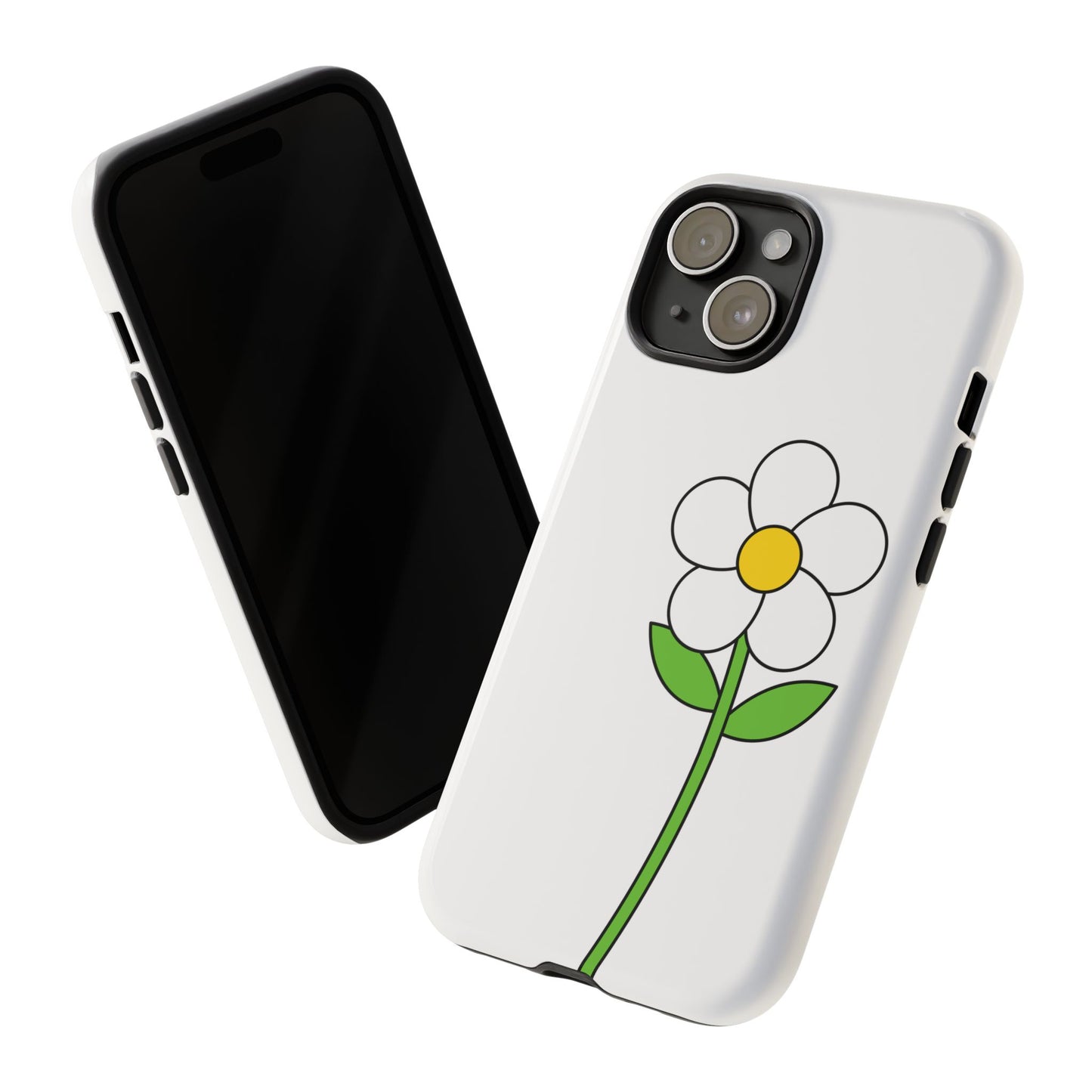 Floral Phone Case, Tough Cases with Flower Design, Cute Phone Accessory, Gifts for Her, Spring Decor, Unique Phone Cases