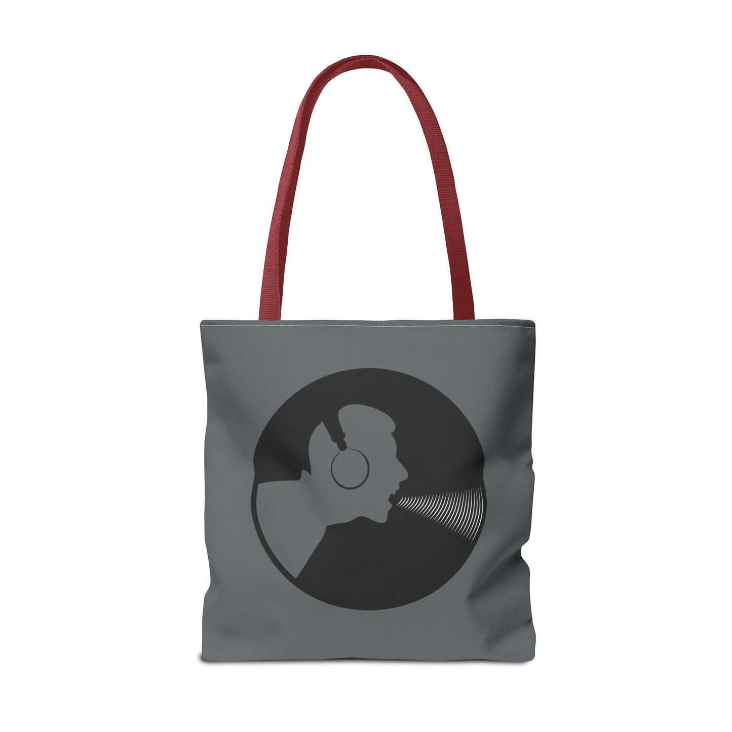 Music Lover's Tote Bag, Stylish Bag for Vinyl Enthusiasts, Gift for Music Lovers, Unique Shopping Tote, Record Player Accessory