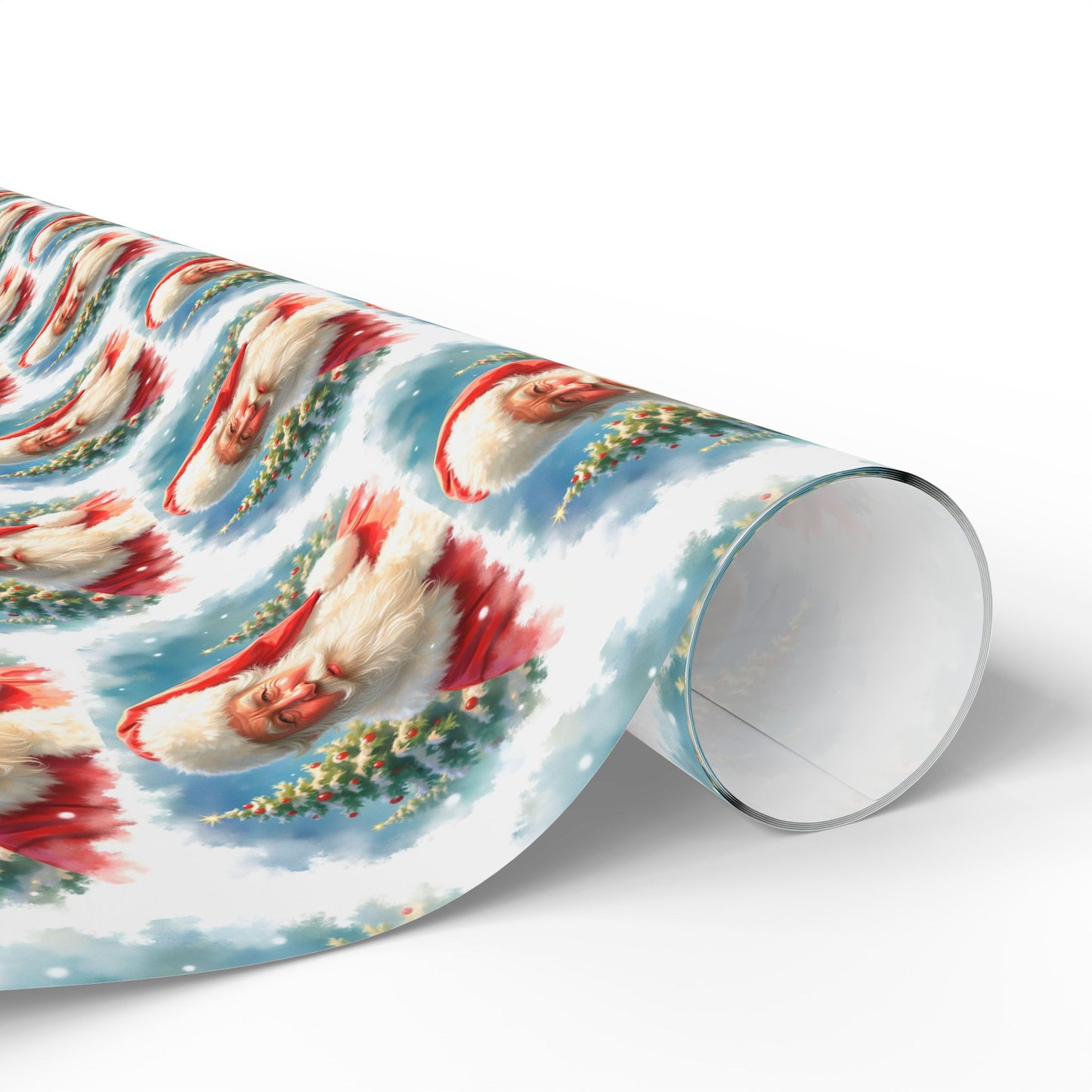 Festive Wrapping Paper | Holiday Gift Wrap, Christmas Decor, Santa Print, Eco-Friendly Wrap, Party Supplies