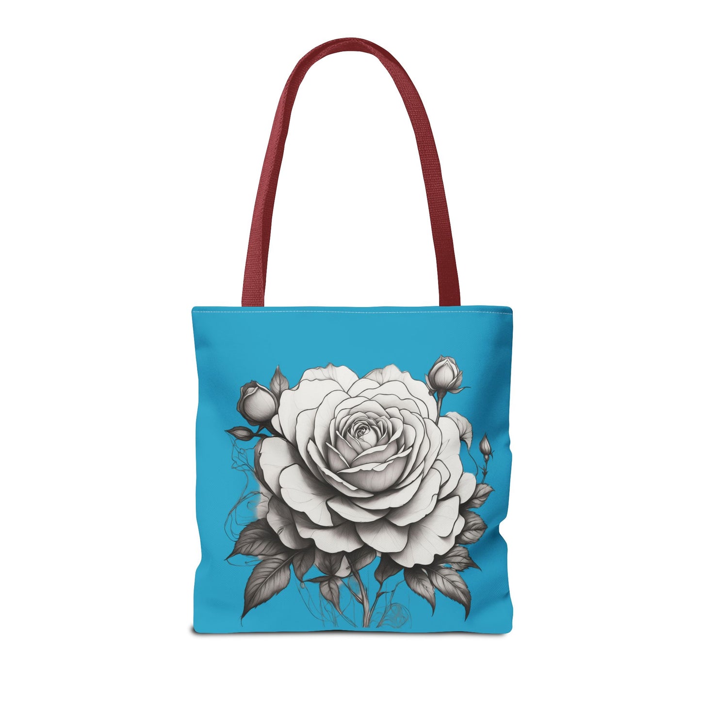 Elegant Floral Tote Bag with Roses, Chic Reusable Grocery Bag, Perfect Gift for Her, Stylish Handbag, Everyday Essentials