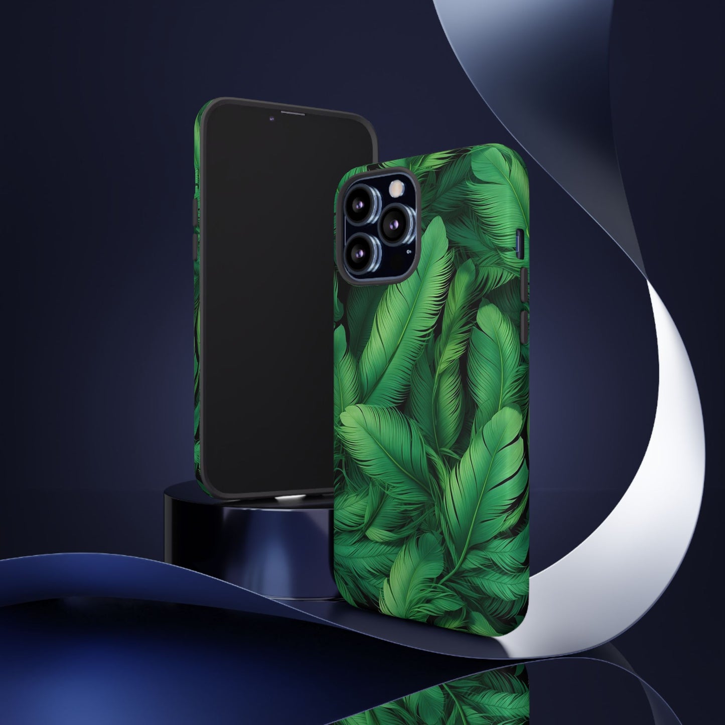 Tough Cases - Tropical Leaf Phone Case, Nature-inspired, Phone Accessory, Gift for Her, Jungle Theme, Eco-Friendly