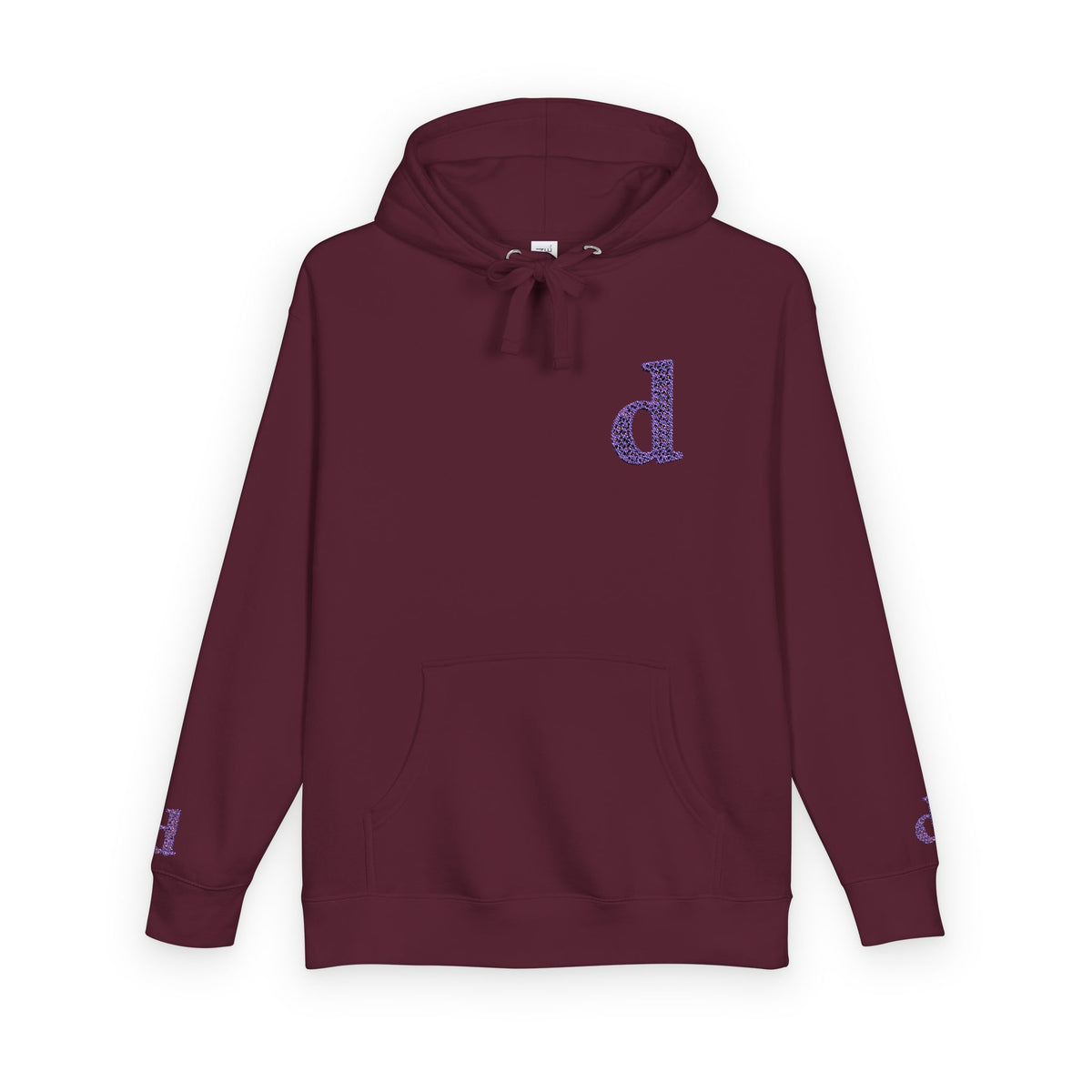 Floral Initial Unisex Fleece Hoodie | Cozy Casual Wear, Gifts for Her, Monogrammed Hooded Sweatshirt, Fall Fashion, Birthday Present
