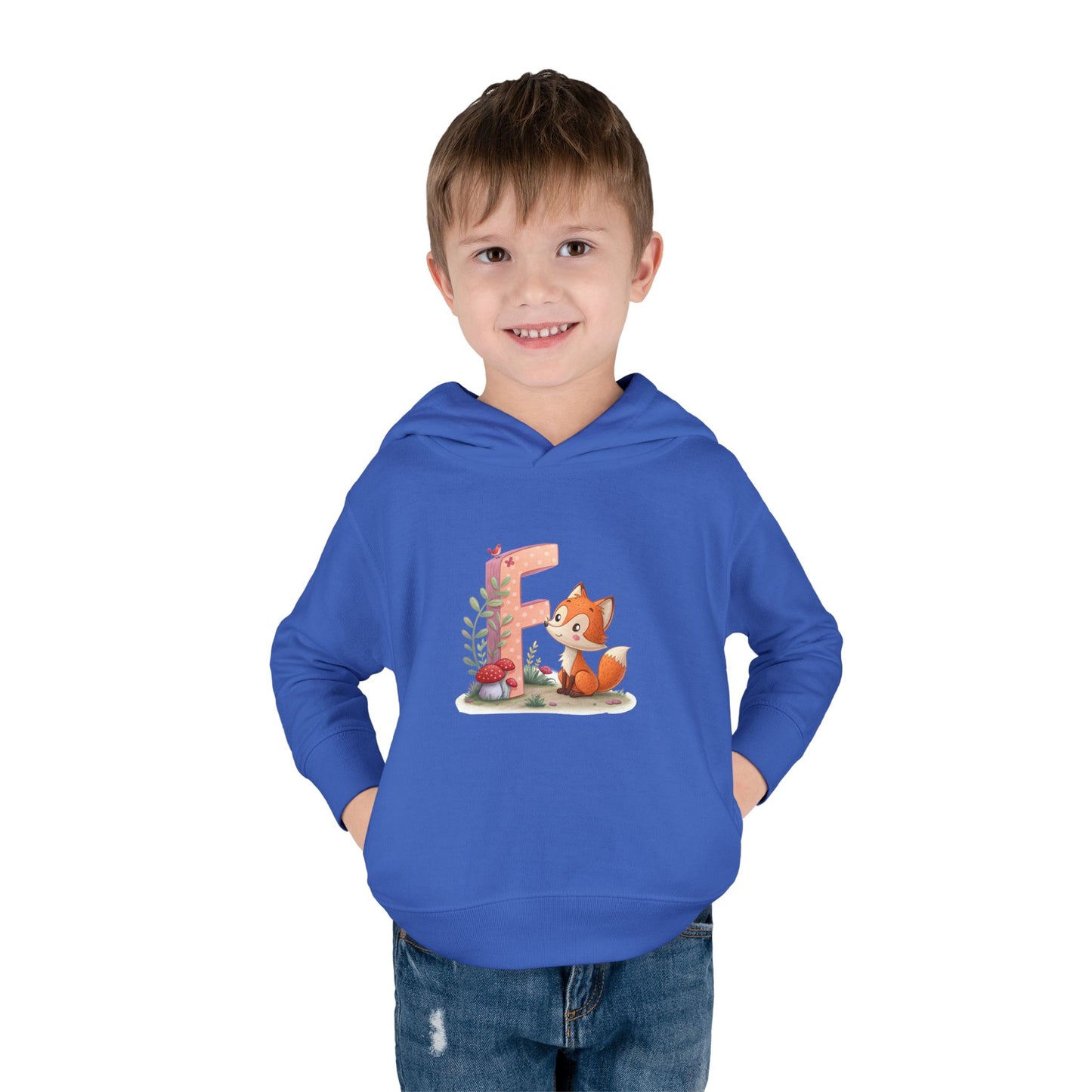 Cute Toddler Fox Hoodie, Fleece Pullover for Kids, Perfect Gift for Birthdays, Baby Showers, or Everyday Wear