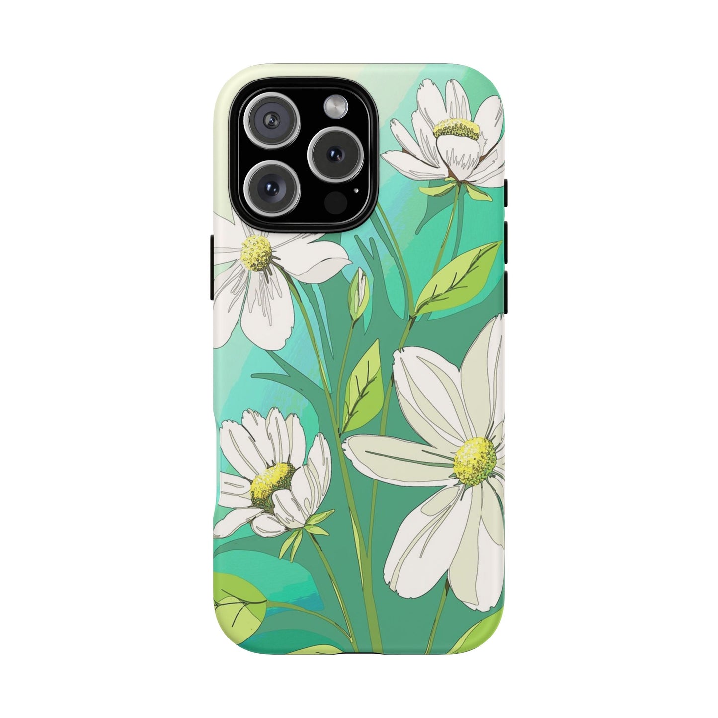 Floral Phone Case, Tough Cases, Flower Design, Nature Inspired, Eco-Friendly Cover, Unique Gift for Her, Spring Accessories