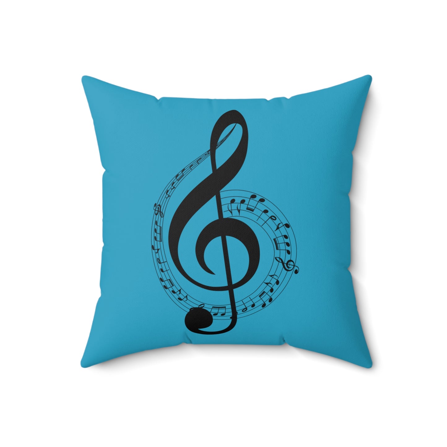 Musical Notes Decorative Pillow, Music Lover Gift, Home Decor, Soft Pillow for Couch, Unique Music Themed Decor