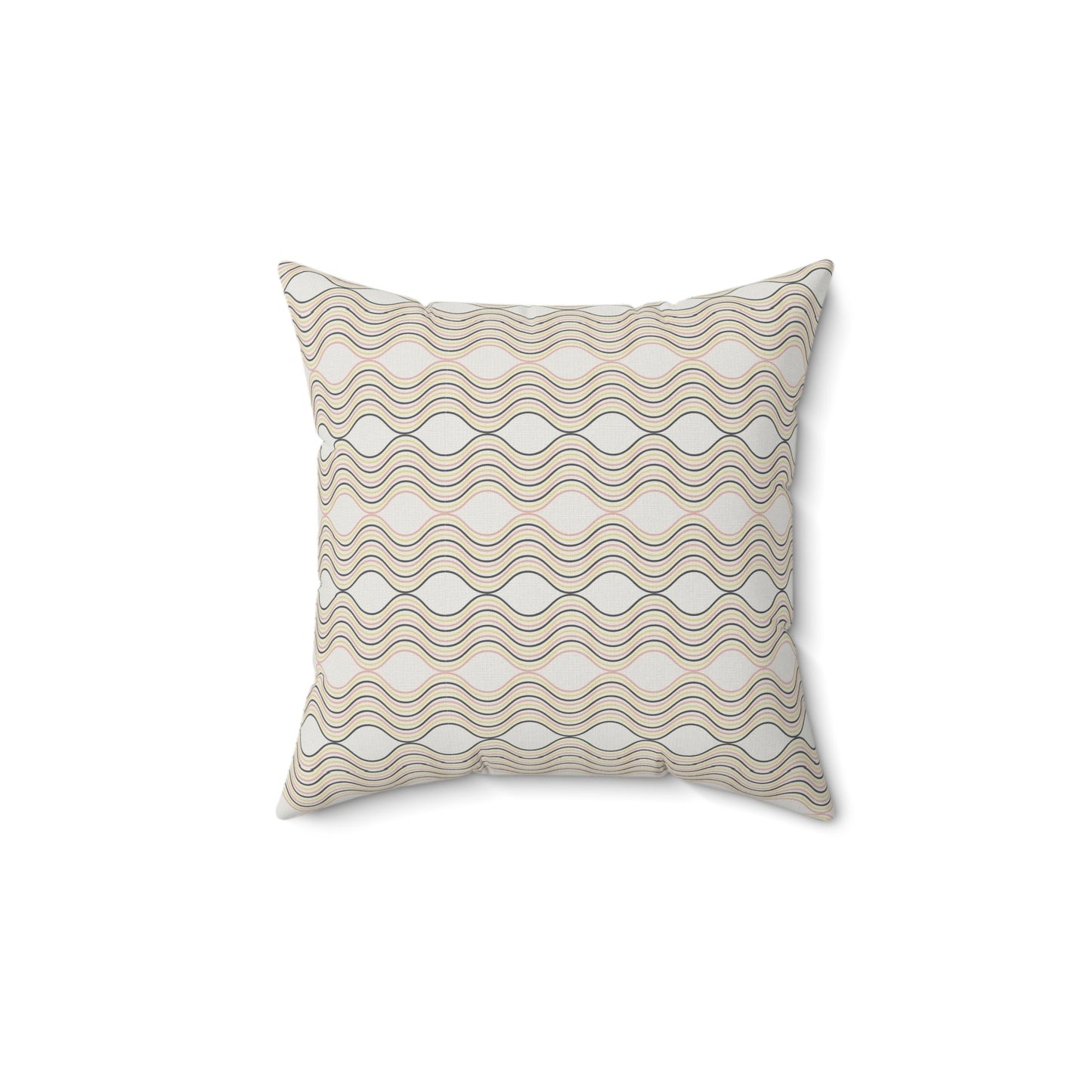 Modern Wave Pattern Throw Pillow | Cozy Home Decor Accent | Bohemian Style, Sofa Cushion, Gift for Her, Homewarming Gift