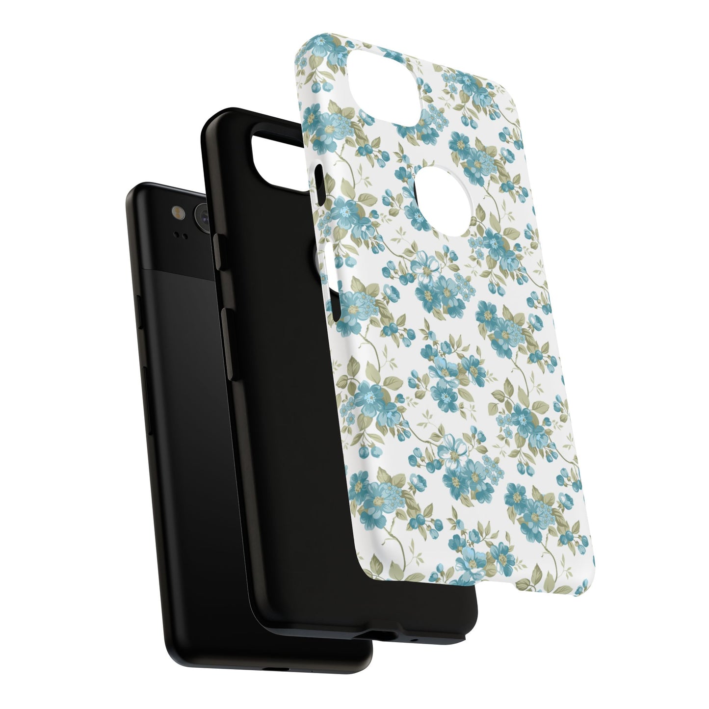 Floral Phone Case - Tough Cases, Durable Phone Cover, Cute Floral Design, Gift for Her, Trendy Phone Accessory, Spring Style