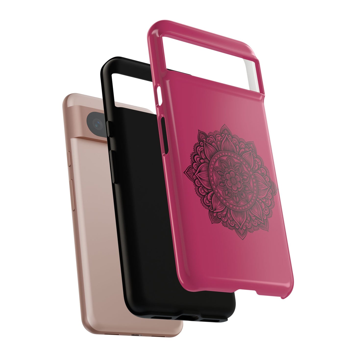 Vibrant Mandala Phone Case, Artistic Protection Cover, Gift for Her, Trendy Accessories, Birthday or Holiday Present