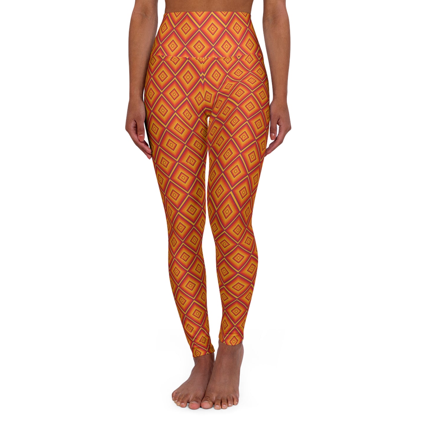 Vibrant High Waisted Yoga Leggings, Activewear, Fitness, Gym, Athleisure, Colorful Leggings
