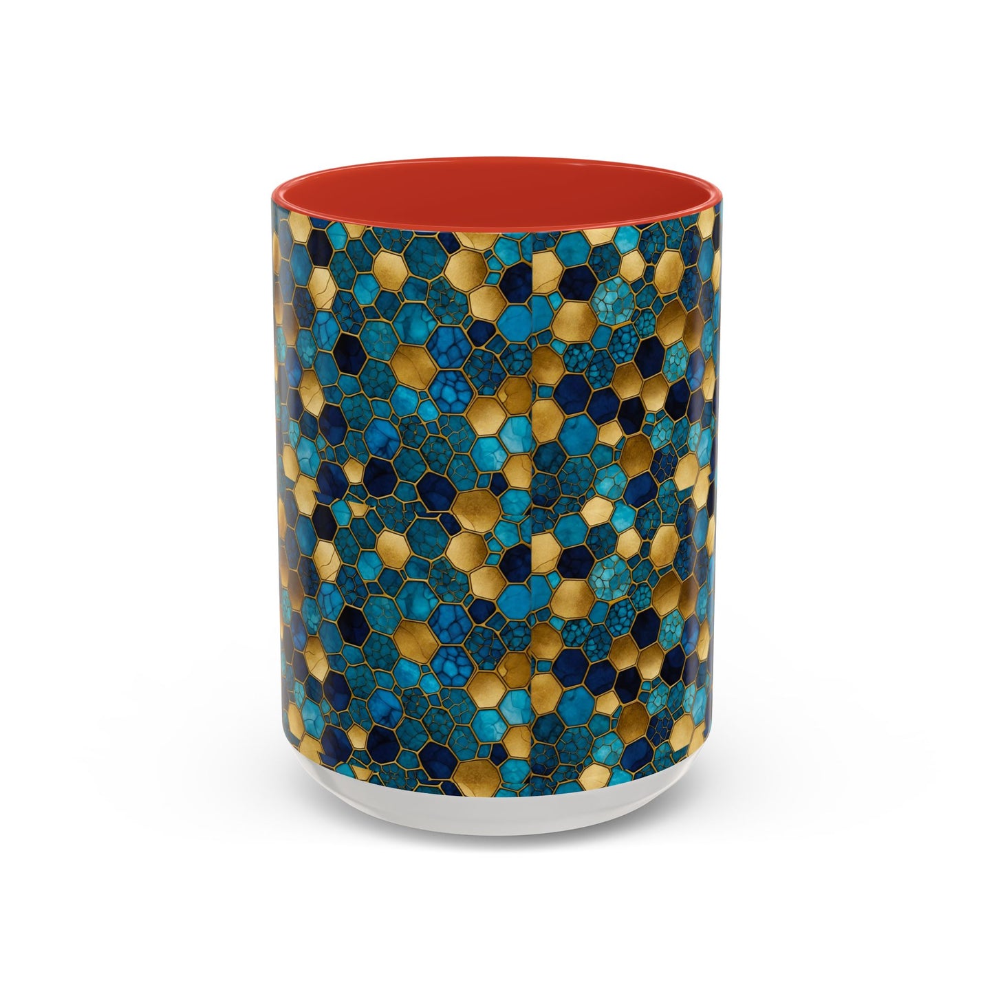 Textured Geometric Accent Coffee Mug, Unique Coffee Cup, Home Decor, Gift for Coffee Lovers, Modern Kitchenware
