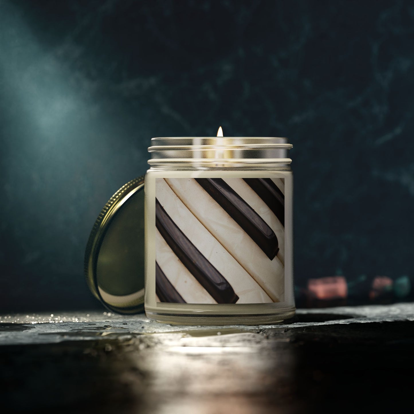 Piano Keys Scented Candles - Aromatic Bliss for Music Lovers, Relaxation, Home Decor, Gift for Musicians, Cozy Atmosphere
