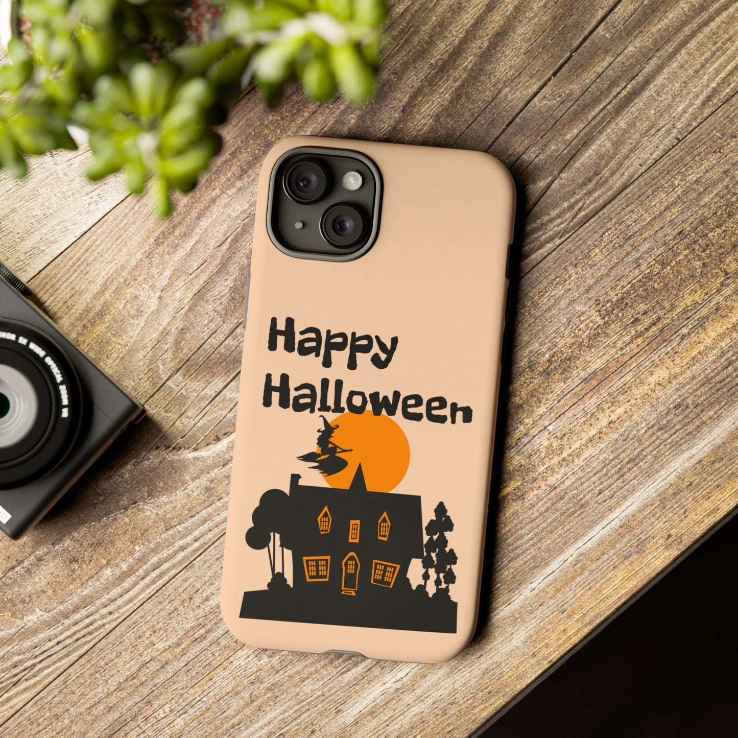 Halloween Phone Case, Spooky Mobile Cover, Tough Case for Phone, Witch Design, Fall Decor, Unique Gift for Halloween