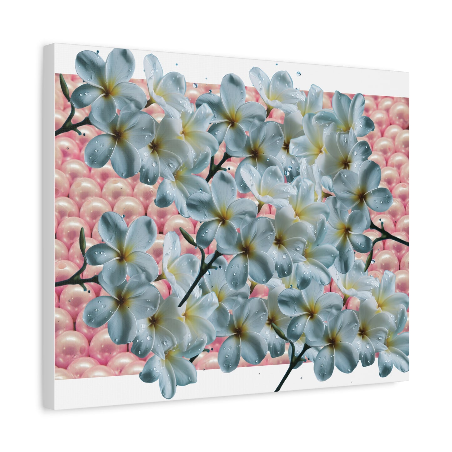 Floral Canvas Art Print - Elegant Home Decor, Botanical Wall Art, Gift for Her, Mother's Day Decoration, Vibrant Flower Artwork