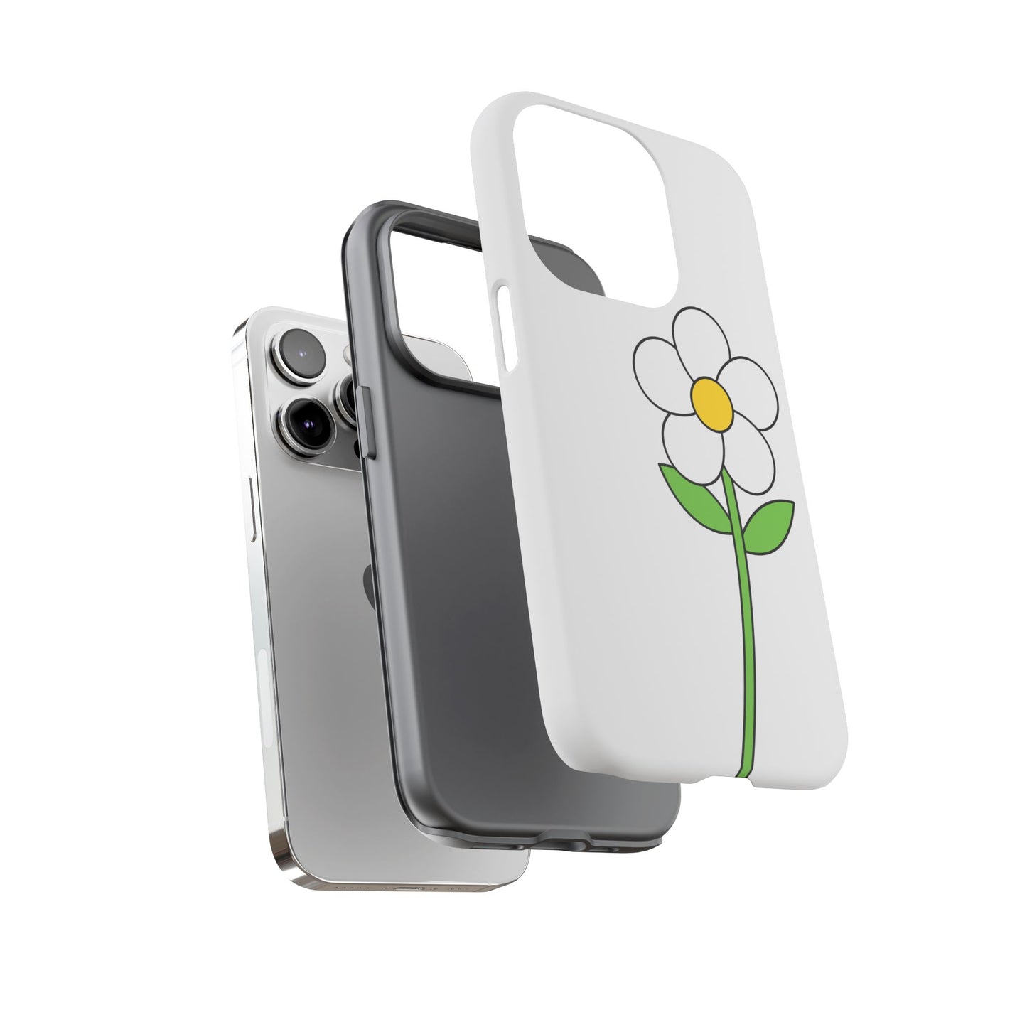 Floral Phone Case, Tough Cases with Flower Design, Cute Phone Accessory, Gifts for Her, Spring Decor, Unique Phone Cases