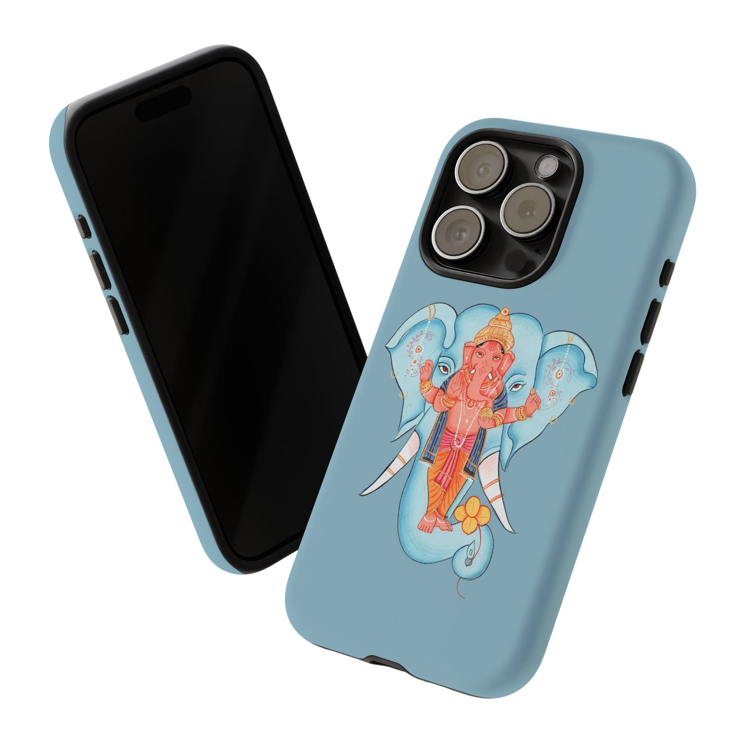 Tough Cases: Ganesh-Inspired Phone Case, Bohemian Phone Cover, Hindu Art Accessory, Festival Gift, Protective Phone Shell