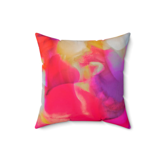 Boho Abstract Throw Pillow - Cozy Home Decor, Cushion for Living Room, Bedroom, Gift for Her, Colorful Accent Pillow