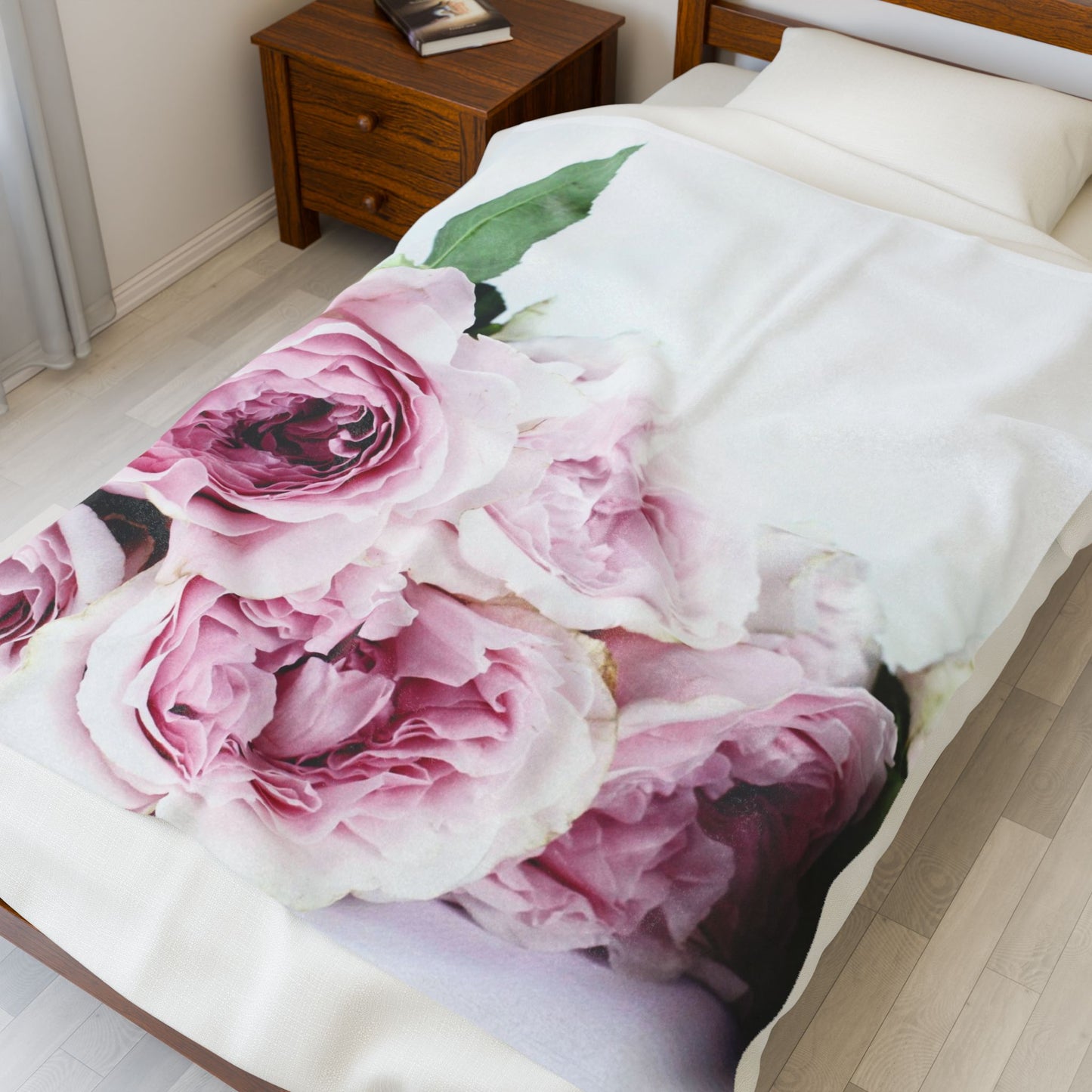 Copy of Cozy Velveteen Plush Blanket | Soft Throw for Home, Decorative Comforter, Gift for Anniversary, Winter Luxe Decor, Bedding Accessory