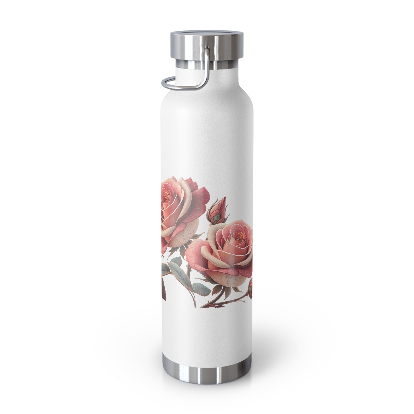 Floral Insulated Bottle, Hydration Gift for Flower Lovers, Travel Water Flask, Eco-Friendly Gift, Fitness Hydration Solution