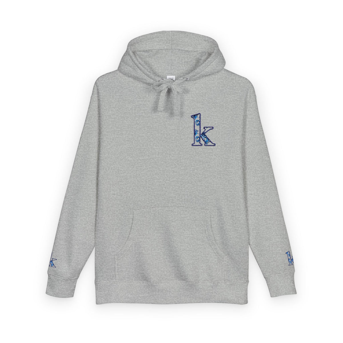 Cozy Floral Monogram Fleece Hoodie for Unisex - Perfect Gift for Birthdays, Valentine’s Day, Casual Wear, Adventure