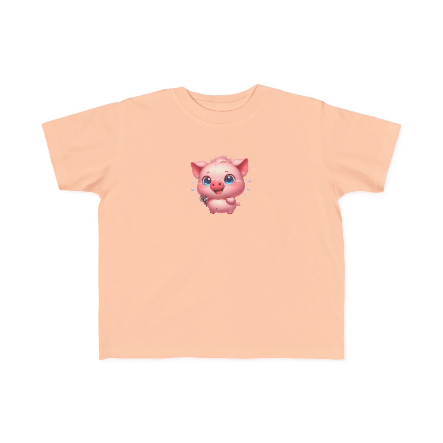 Cute Pig Toddler Tee, Adorable Animal Shirt for Kids, Perfect Baby Gift, Birthday Outfit, Playful Graphic Tee, Toddler Clothing