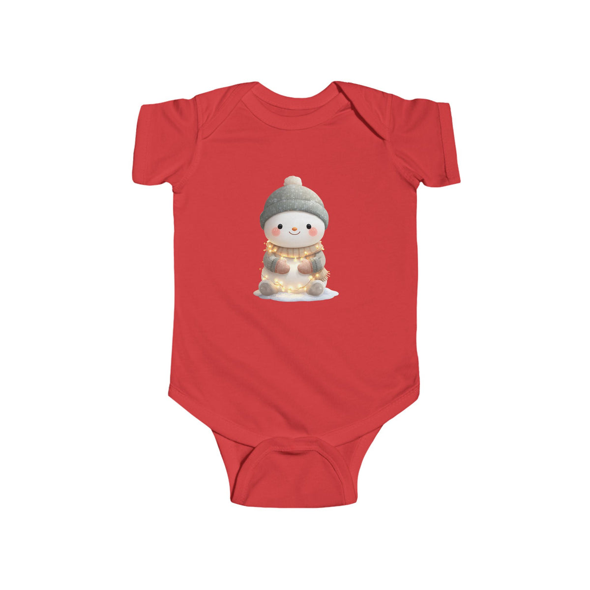 Adorable Winter Snowman Infant Bodysuit, Cute Baby Outfit, Holiday Gift, Seasonal Wear, Baby Shower Present
