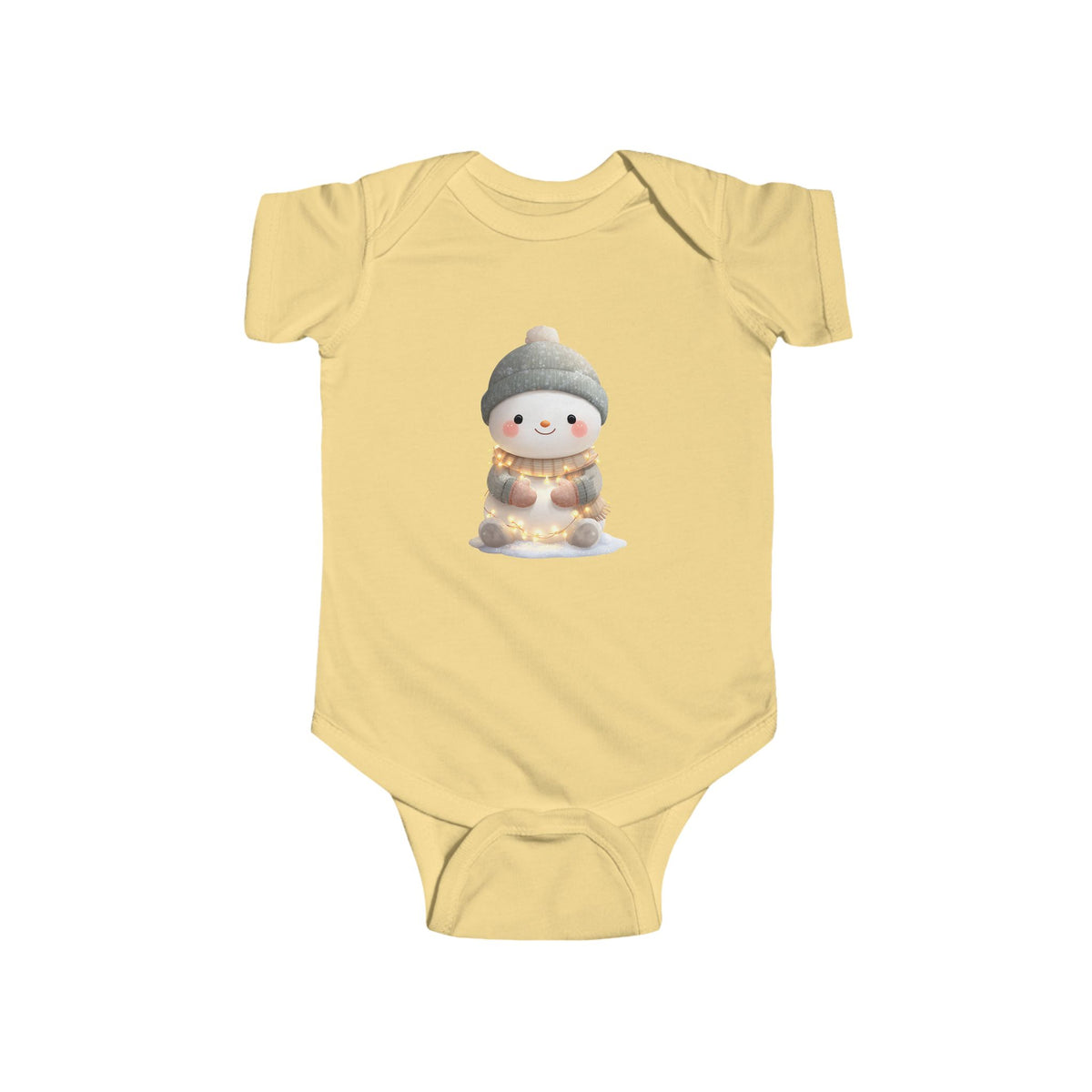 Adorable Winter Snowman Infant Bodysuit, Cute Baby Outfit, Holiday Gift, Seasonal Wear, Baby Shower Present