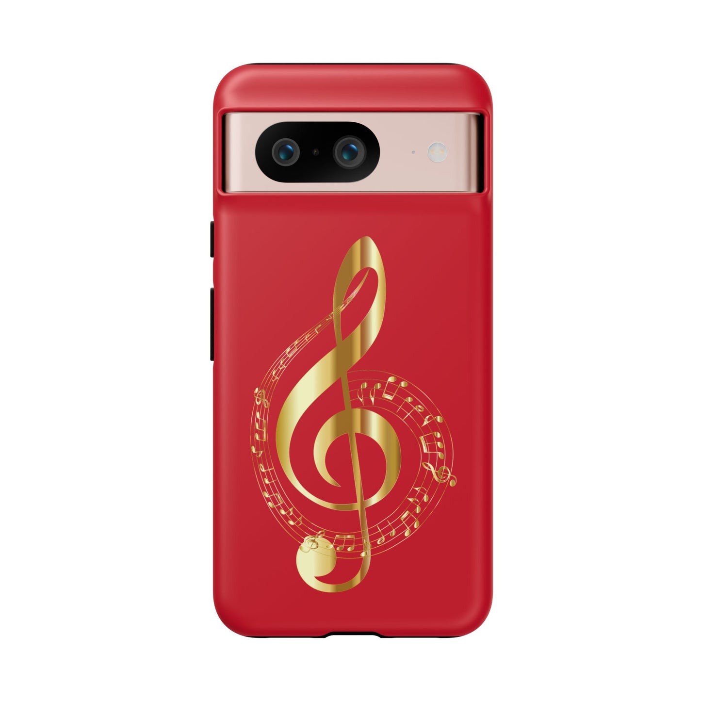 Tough Cases - Red Musical Note