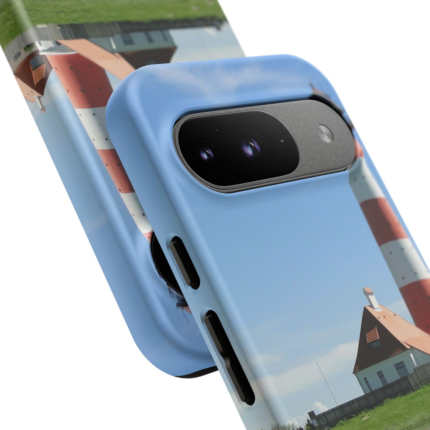 Lighthouse Phone Case - Coastal Vibes, Nautical Gift, Ocean Lover Accessory, Beach Aesthetic, Customizable Design