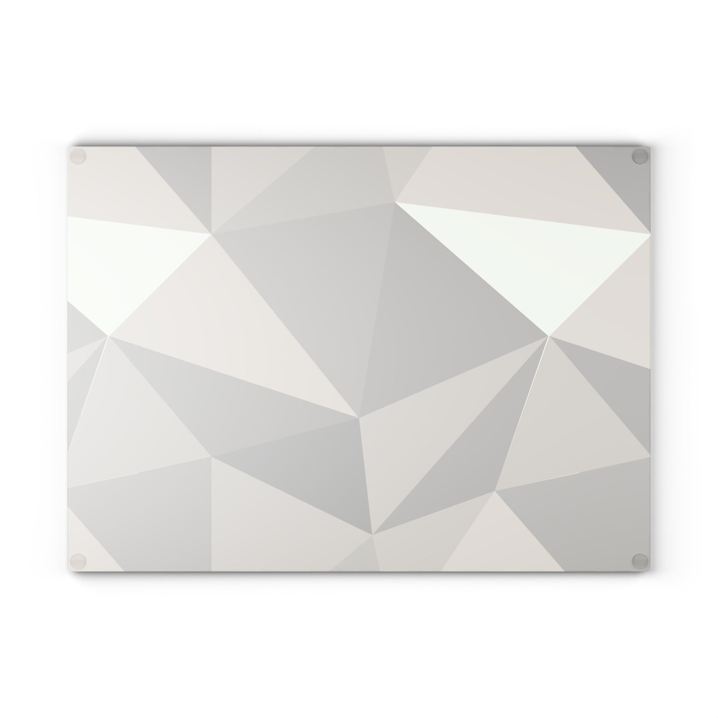 Stylish Glass Cutting Board, Geometric Kitchen Decor, Modern Gift for Chefs, Housewarming, Wedding, Functional Art