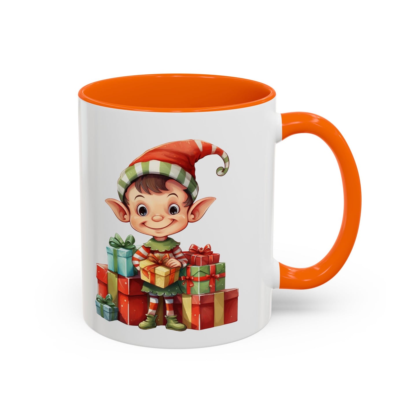 Holiday Elf Coffee Mug - Festive Gift Mug, Christmas Decor, Cute Elf Mug, Coffee Lover Gift, Winter Holiday Drinkware
