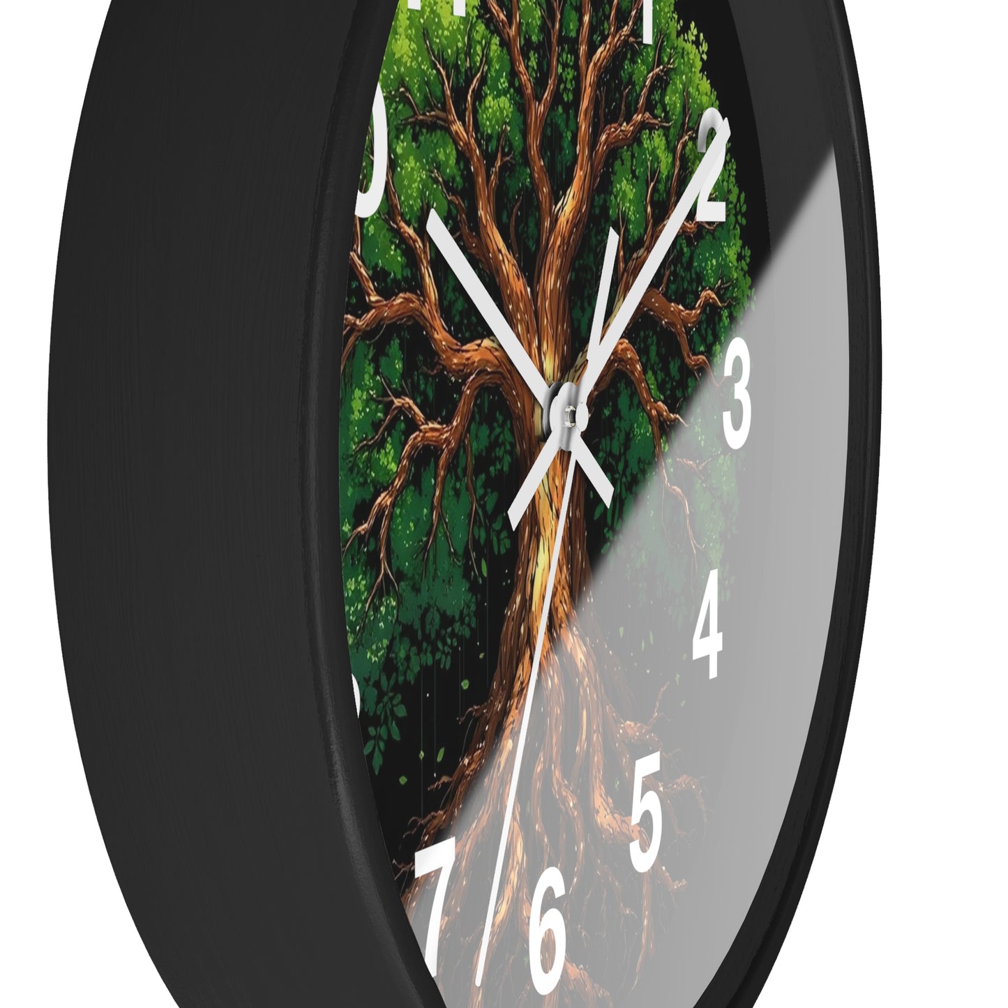 Nature-Inspired Tree Wall Clock, Home Decor, Eco-Friendly Gift, Rustic Aesthetic, Unique Timepiece, Woodland Theme