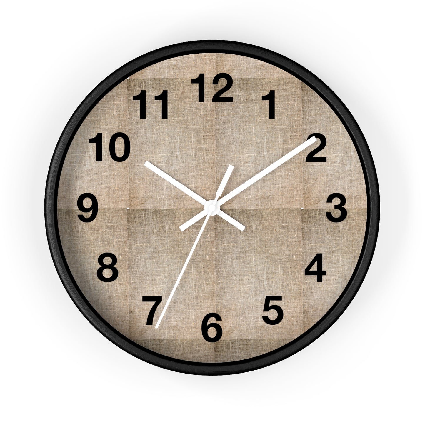 Minimalist Natural Wall Clock | Rustic Decor, Timeless Home Accent, Gift for Housewarming, Boho Vibe, Modern Design